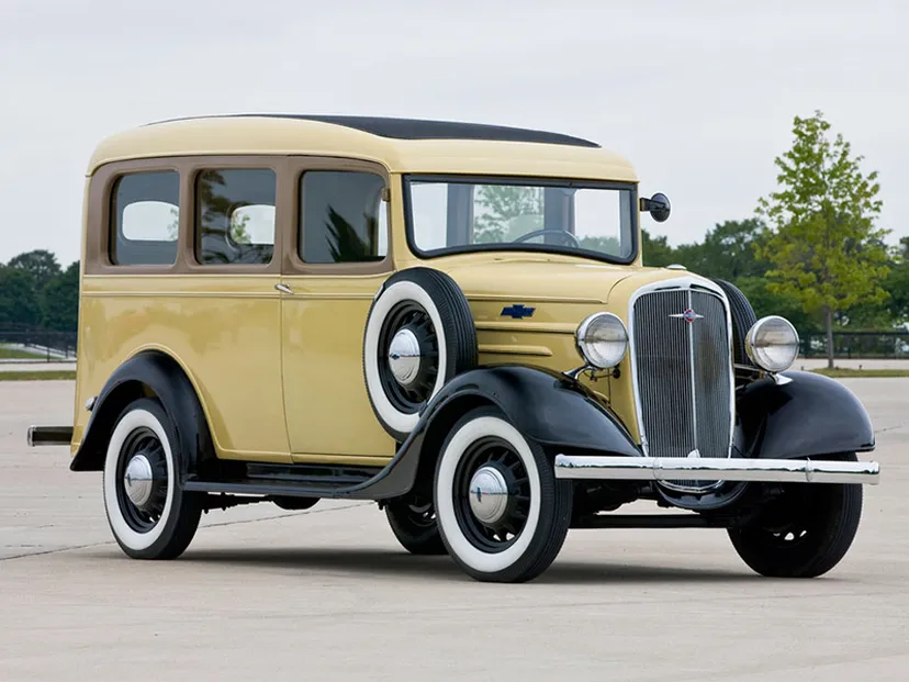 coche Chevrolet Suburban Carryall 1936