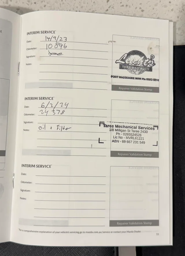 historial de mantenimiento