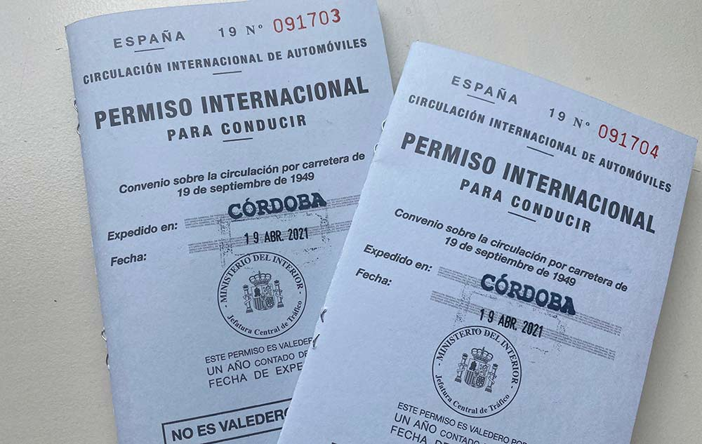 carnet internacional de conducir